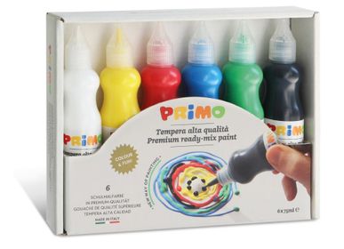 Children's arts and crafts - Premium ready-mix poster paint 6 colours - PRIMO