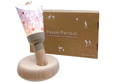 Decorative objects - Nomad Lamp Set\" Passe-Partout\” Viviane Plume Paper - MAISON POLOCHON