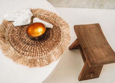 Placemats - The Water Hyacinth Raffia Placemat - Natural - BAZAR BIZAR