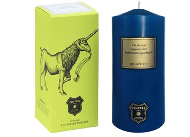 Decorative objects - Bougie Pilier Citation Oscar Wilde - SR - YLUSTRE