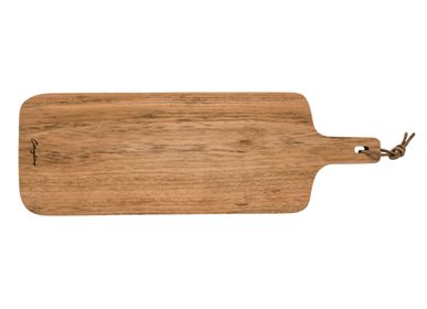 Kitchen utensils - Oak wood cutting/serving board w/ handle 54 cm - CASAFINA