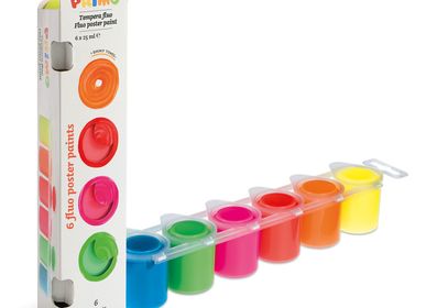 Loisirs créatifs pour enfant - Gouache couleurs spécielles 6 fluo - PRIMO