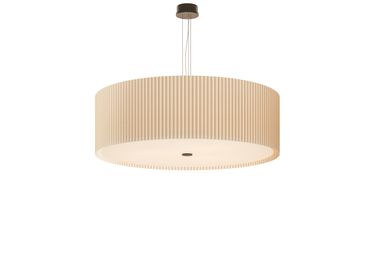 Hanging lights - E2 Pleated Suspension Lamp Exclusive Handmade in Italy - LIGHTINUP