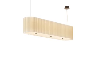 Suspensions - E5 Pleated Suspension Lamp Exclusive Handmade in Italy - LIGHTINUP