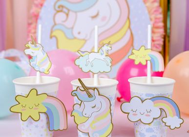 Birthdays - 6 Unicorn Cups - Recyclable - ANNIKIDS