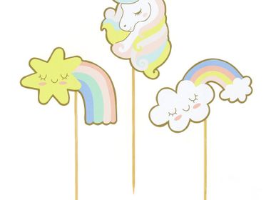 Anniversaires - Cake Toppers Licorne - Recyclable - ANNIKIDS
