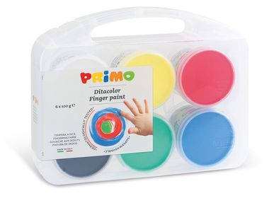 Loisirs créatifs pour enfant - Peinture au doigt 6 couleurs - PRIMO