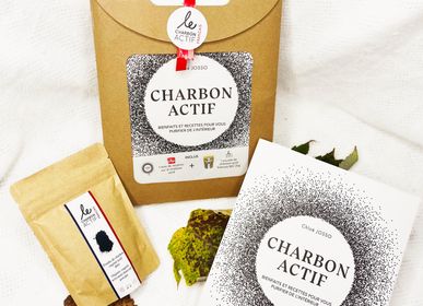 Beauty products - DIY kit box, recipe book and organic activated charcoal powder - LE CHARBON ACTIF FRANÇAIS