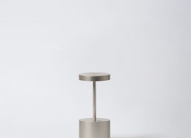 Wireless lamps - Cordless lamp LUXCIOLE Silver 18 cm - HISLE