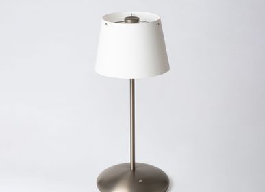 Wireless lamps - Cordless lamp ARTURO Simple Smoke silver - HISLE