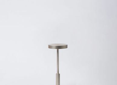 Table lamps - Built-in table lamp STATIK Silver 18 cm - HISLE