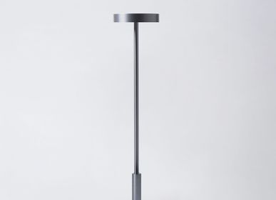 Table lamps - Built-in table lamp STATIK Titanium 34 cm - HISLE