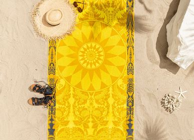 Other bath linens - Beach towel Soleil Yellow cotton - LE JACQUARD FRANCAIS