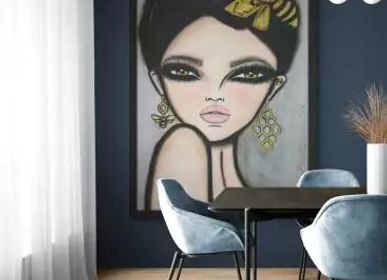 Autres décorations murales - Woven Art - Wendy - Queen Bee - MONDILAB