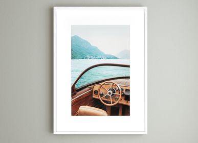 Art photos - Wall decoration. Boat on Lake Como I & II - ABLO BLOMMAERT