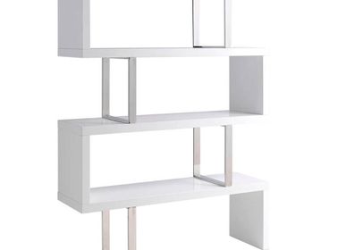 Shelves - White and steel shelf - ANGEL CERDÁ