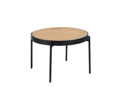 Coffee tables - Round rattan coffee table - ANGEL CERDÁ