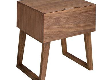 Tables de nuit - Table de chevet en noyer - ANGEL CERDÁ