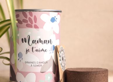 Gifts - Sowing kit\" Maman je t'aime\” Made in France - MAUVAISES GRAINES