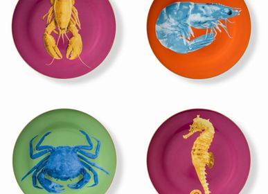 Everyday plates - Set of 4 - Dinner Plates Set Bi-Collor - HOME BY KRISTY