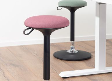 Office seating - Pivo Ergonomic Sit-Stand Stool - Eco-friendly upholstery - ACTIVERGO