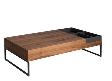Coffee tables - Coffee table grey and walnut - ANGEL CERDÁ