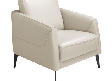 Armchairs - Leather upholstered armchair - ANGEL CERDÁ
