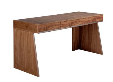 Desks - Office desk in walnut wood - ANGEL CERDÁ
