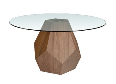 Dining Tables - Table de salle à manger ronde en noyer - ANGEL CERDÁ