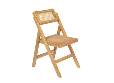 Chairs - Elm wood folding chair 40x43x82 cm MU23006 - ANDREA HOUSE
