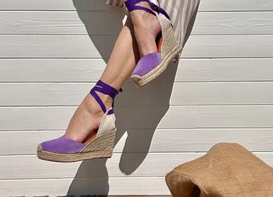 Chaussures - OSEZ LA COULEUR ! Espadrilles lila - &ATELIER COSTÀ