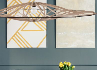 Office design and planning - Pendant lamp TWIST L D142 cm - RIF LUMINAIRES