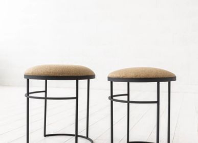 Chairs - MOUND|POUF WITH WOOL - IDDO