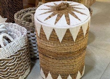 Caskets and boxes - Laundry basket with lid - XL - BALINAISA
