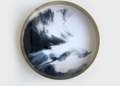 Objets de décoration - Plateau à art fluide en résine - RCUBE DESIGN