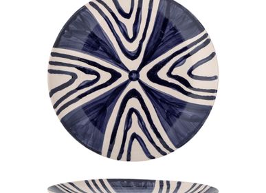 Assiettes au quotidien - Shama Assiette, Blue, Grès - BLOOMINGVILLE