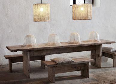 Meubles de cuisines  - Table en bois brut sur mesure (300x90 h74 cm) - FIORIRA UN GIARDINO SRL