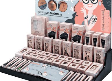 Children's party goods - Temporary tattoo display - LaDot Cosmetics - KONTIKI