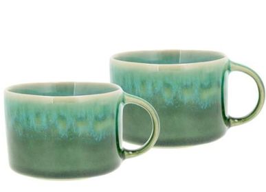 Tasses et mugs - Villa Collection Styles Mug avec anse Dia 8,5 x 6 cm 0,16 litre 2 pces Vert/Bleu - VILLA COLLECTION DENMARK
