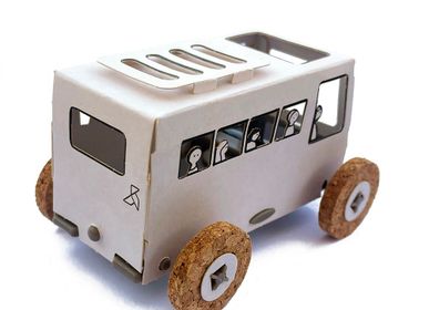 Decorative objects - Autogami White Bus - LITOGAMI