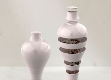 Platter and bowls - MING ALHAMBRA - stackable dishes - IBRIDE