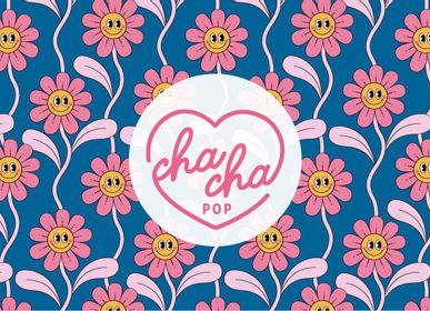 Fabric cushions - CHACHA FLOWER - CHA CHA POP