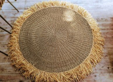Contemporary carpets - Rug in Seagrass and Raphia (Bali) - TSRP-200 - BALINAISA