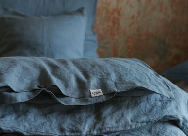 Comforters and pillows - Dark Grey  Linen Duvet Cover - LINEN SPELLS