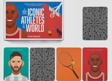 Decorative objects - Memo Game – Iconic Athletes - PRINTWORKS