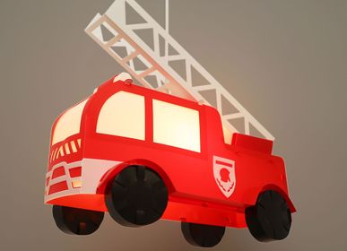 Children's lighting - FIRE TRUCK ceiling light - R&M COUDERT