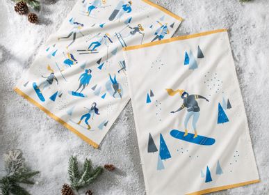Tea towel - Sports d'Hiver / Tea towel - COUCKE