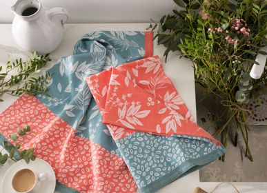 Tea towel - Feuillage Bleu / Tea towel - COUCKE
