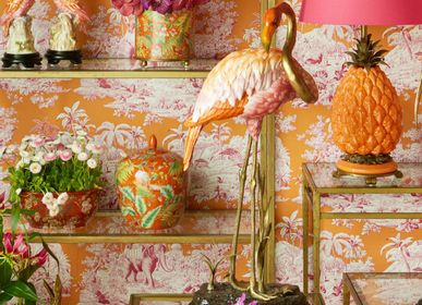 Sculptures, statuettes and miniatures - Flamingo with Golden Beak - G & C INTERIORS A/S
