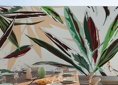 Equipements espace extérieur - Papier Peint Extérieur Colorful Leaves - ACTE-DECO